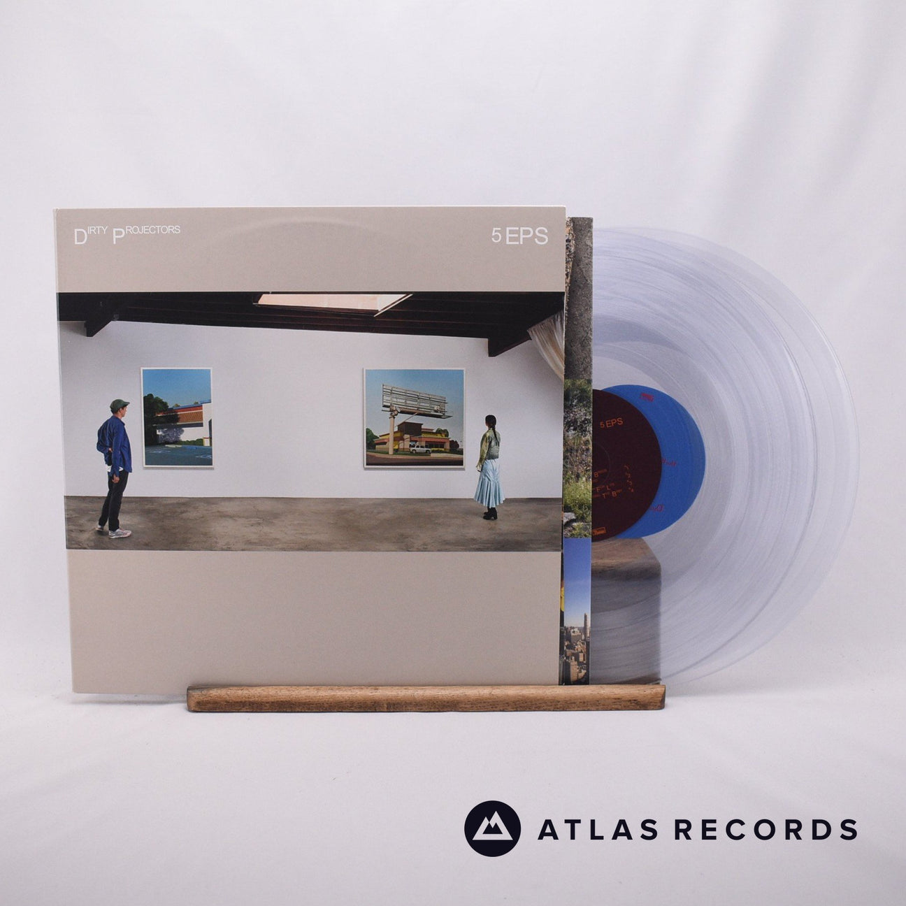 Dirty Projectors 5 EPs Double LP Vinyl Record - Front Cover & Record