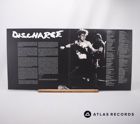 Discharge - Why - Clear Limited Edition Gatefold A B LP Vinyl Record - NM/NM