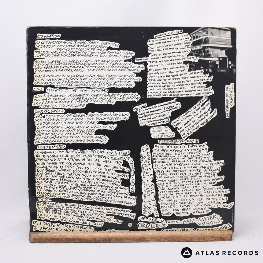 Disorder - Perdition EP - 12" Vinyl Record - EX/VG+