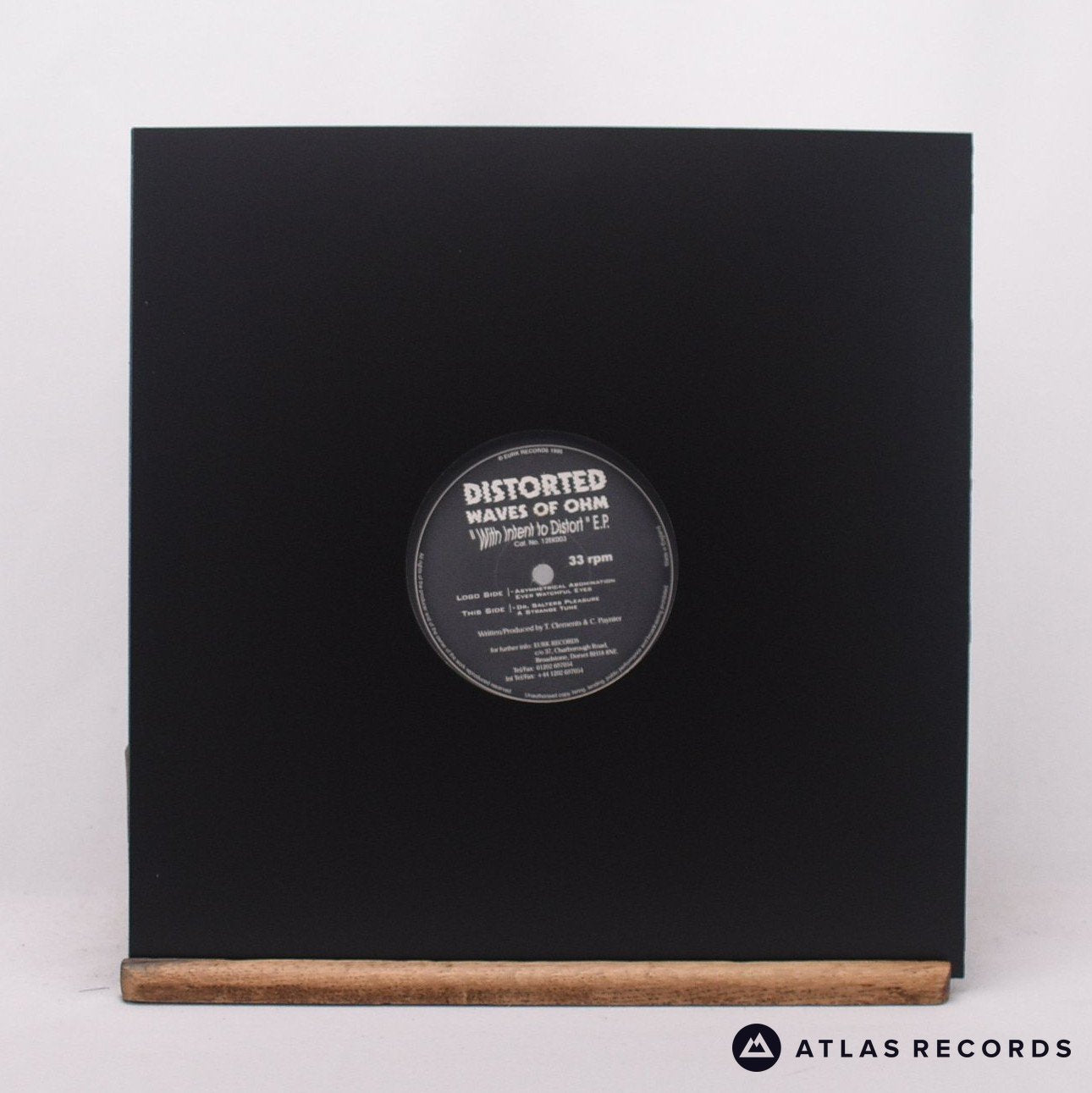 Distorted Waves Of Ohm With Intent To Distort E.P. 12" Vinyl Record - In Sleeve