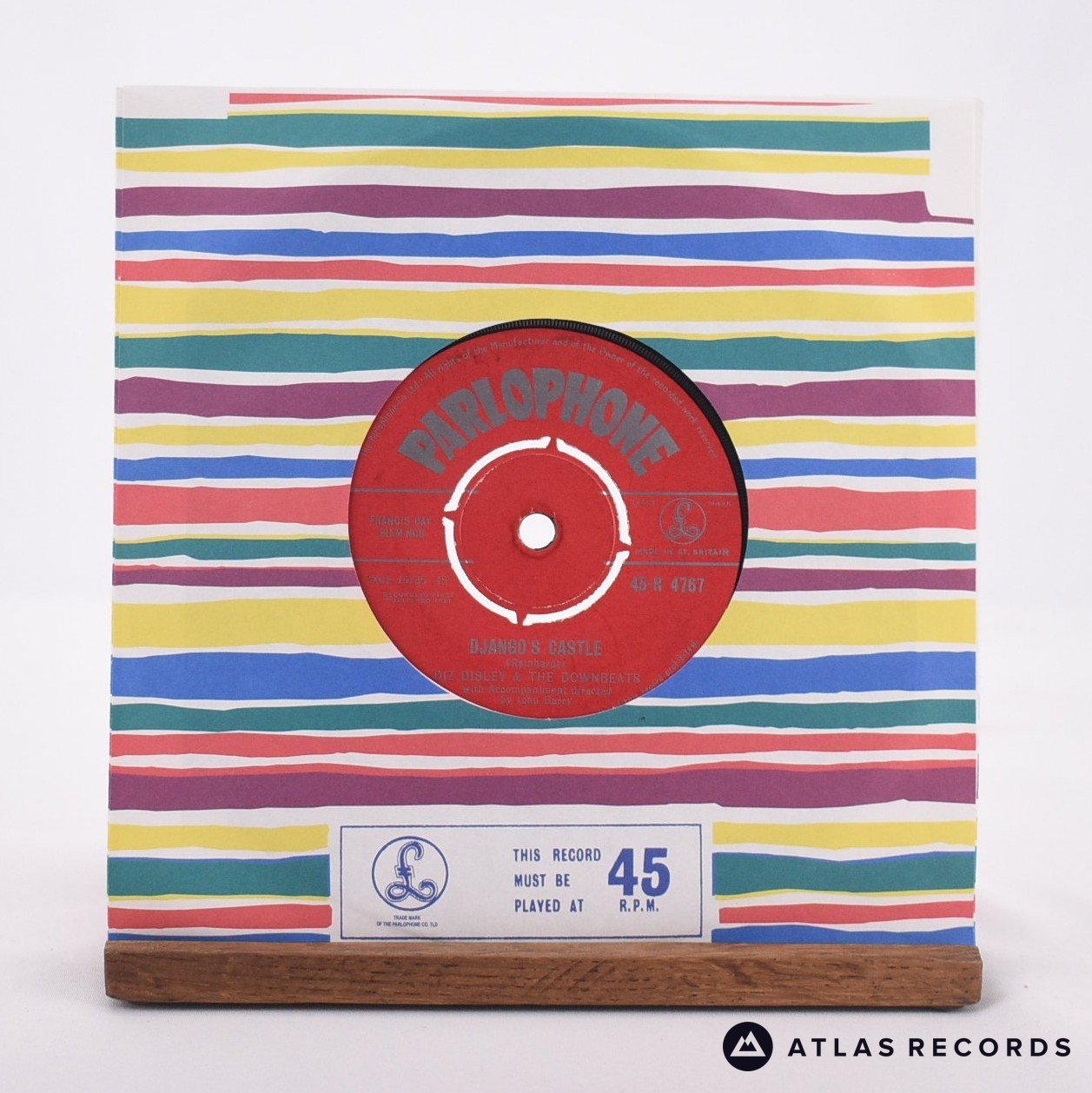 Diz Disley & The Downbeats Django's Castle 7" Vinyl Record - In Sleeve