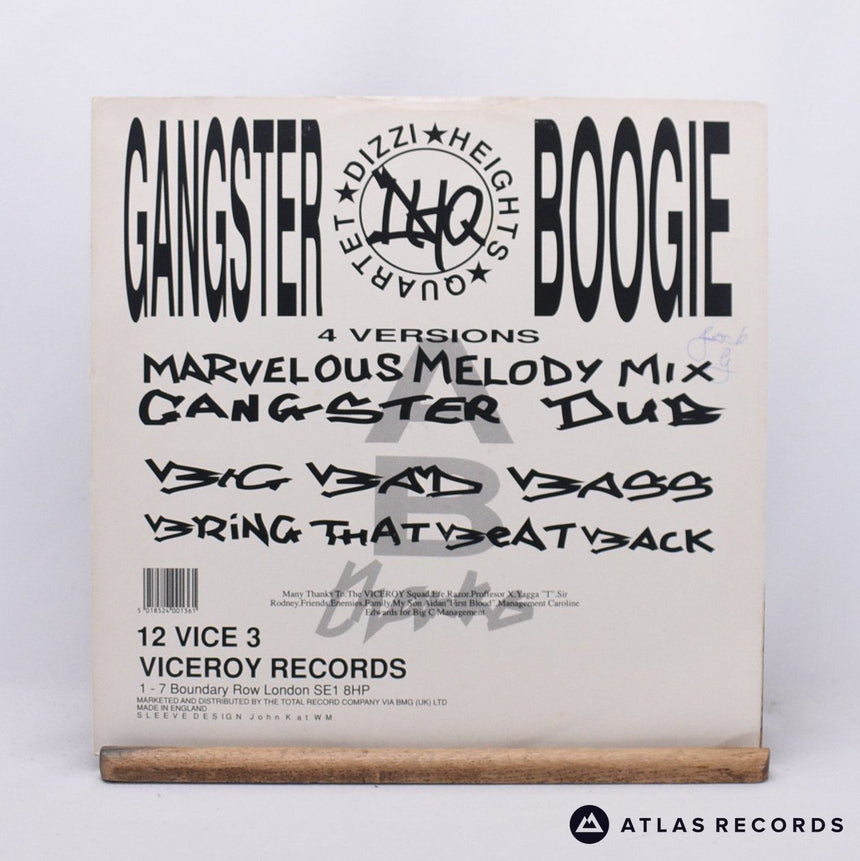 Dizzi Heights Quartet - Gangster Boogie - 12" Vinyl Record - VG+/EX