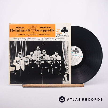 Django Reinhardt Django Reinhardt & Stephane Grappelly With The Quintet Of The Hot Club Of France LP Vinyl Record - Front Cover & Record