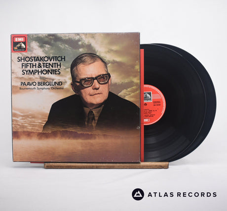 Dmitri Shostakovich Fifth & Tenth Symphonies Double LP Box Set Vinyl Record - Front Cover & Record