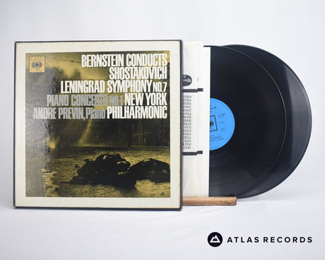 Dmitri Shostakovich Symphony No. 7, Op. 60 "Leningrad" Double LP Box Set Vinyl Record - Front Cover & Record