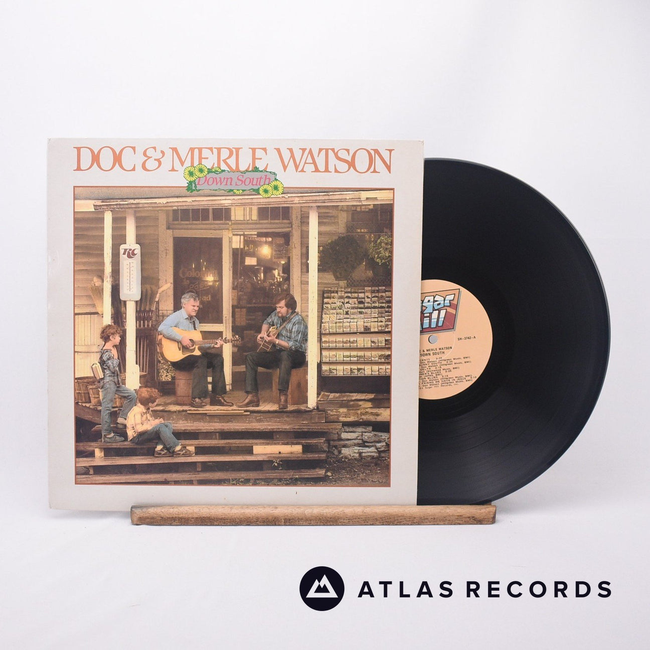 Doc & Merle Watson Down South LP Vinyl Record - Front Cover & Record