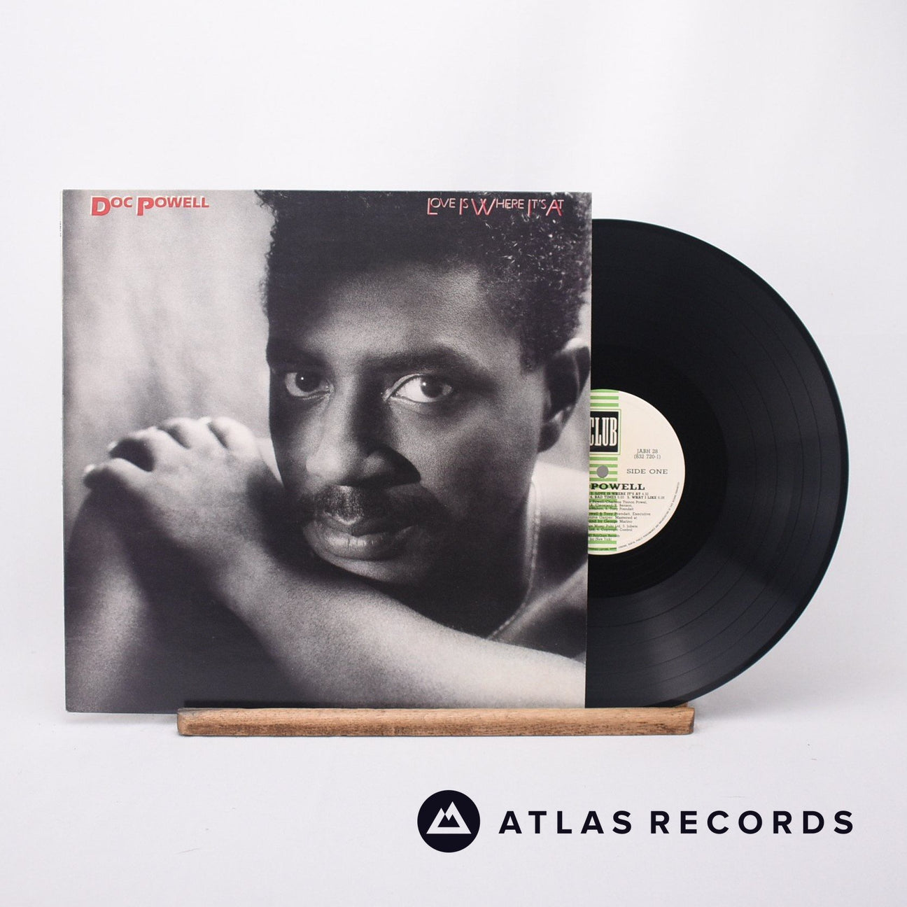 Doc Powell Love Is Where It's At LP Vinyl Record - Front Cover & Record