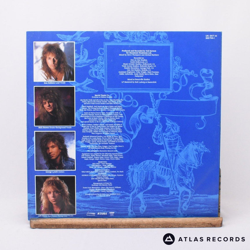 Dokken - Back For The Attack - LP Vinyl Record - EX/VG+