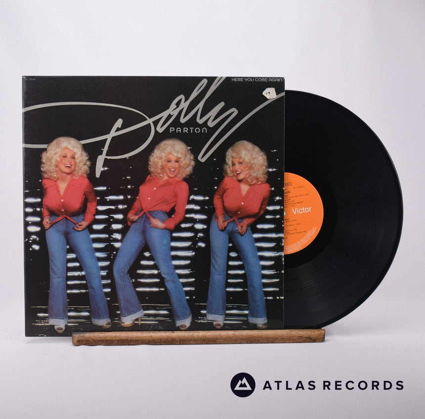 Dolly Parton Here You Come Again LP Vinyl Record - Front Cover & Record