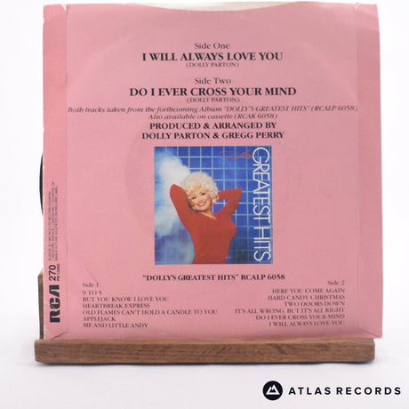 Dolly Parton - I Will Always Love You - 7" Vinyl Record - VG/EX