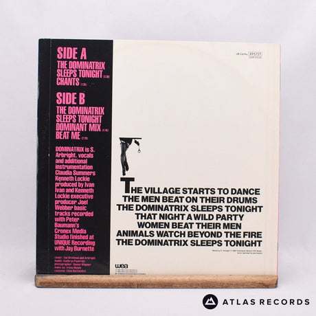 Dominatrix - The Dominatrix Sleeps Tonight - 12" Vinyl Record - VG+/EX
