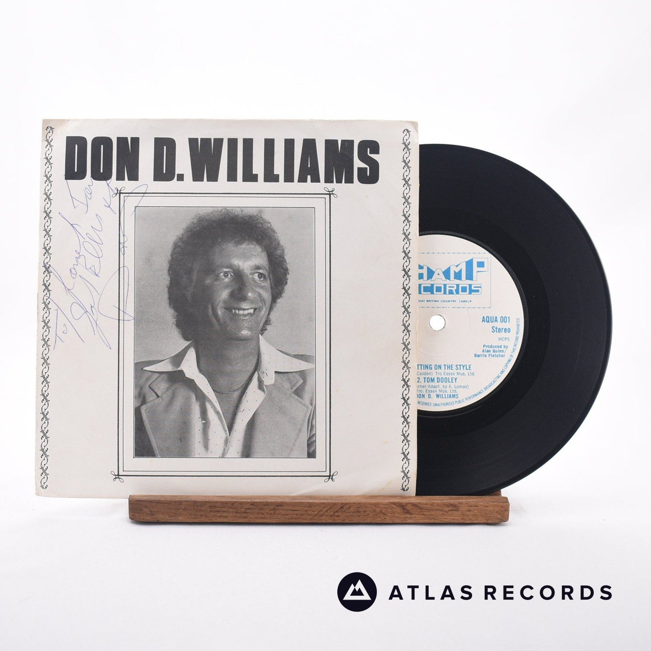 Don D Williams Putting On The Style 7" Vinyl Record - Front Cover & Record