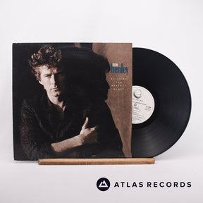 Don Henley Building The Perfect Beast LP Vinyl Record - Front Cover & Record