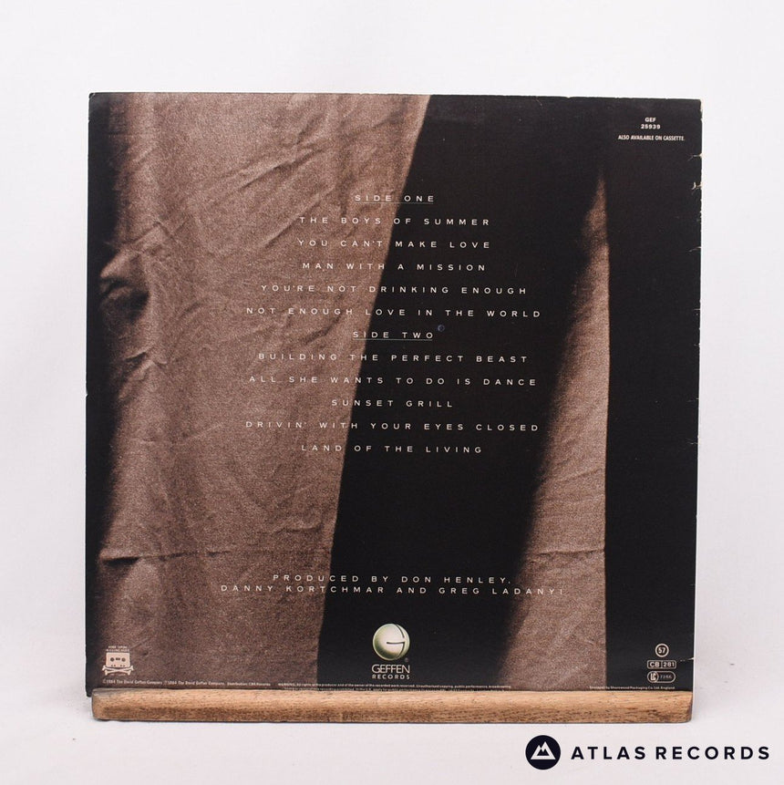 Don Henley - Building The Perfect Beast - Lyric Sheet LP Vinyl Record - EX/EX
