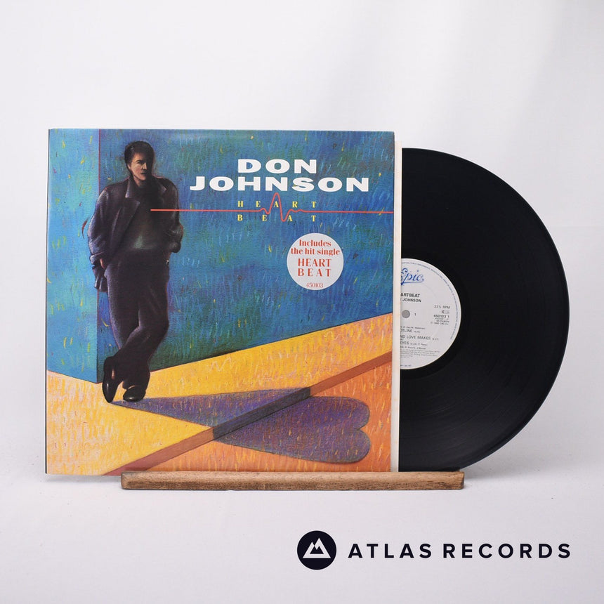 Don Johnson - Heartbeat - Gatefold LP Vinyl Record - EX/EX
