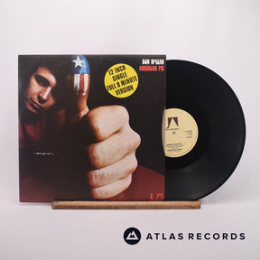 Don McLean American Pie 12" Vinyl Record - Front Cover & Record