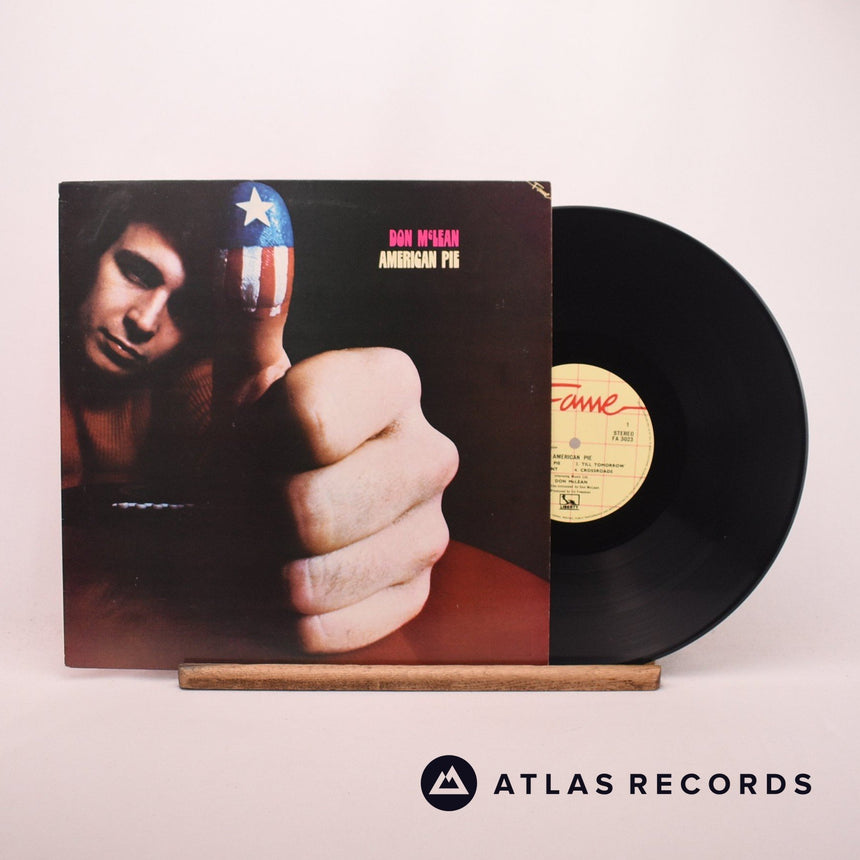 Don McLean American Pie LP Vinyl Record - Front Cover & Record