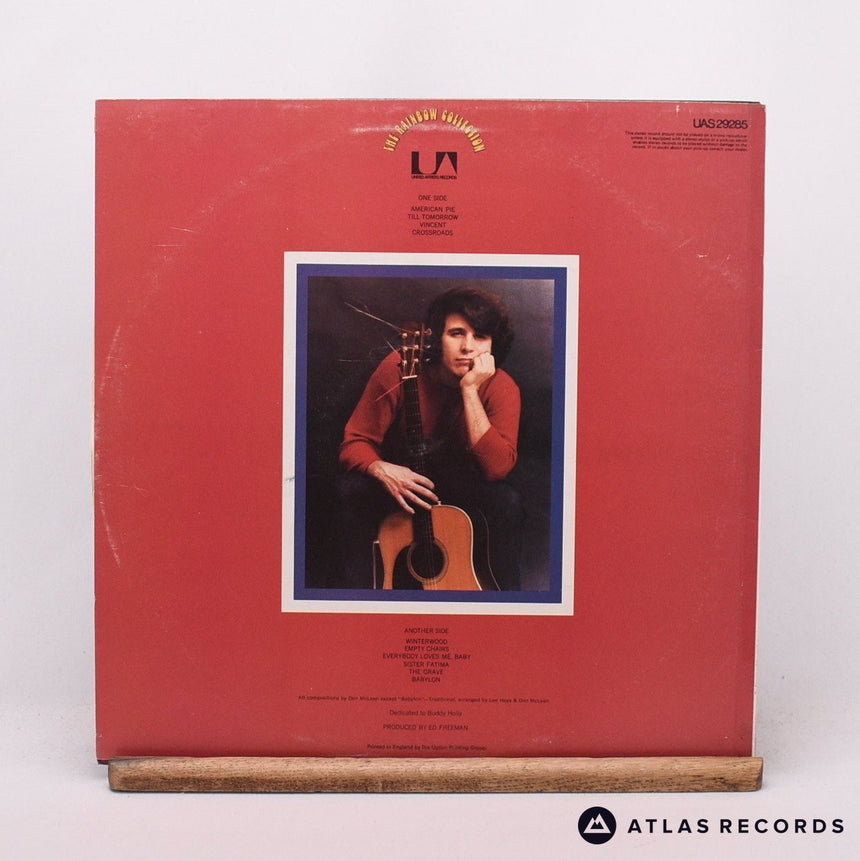 Don McLean - American Pie - Denmark LP Vinyl Record - VG+/EX