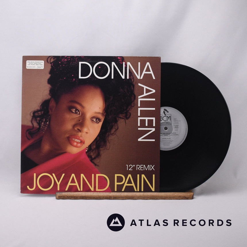 Donna Allen Joy And Pain 12" Vinyl Record - Front Cover & Record