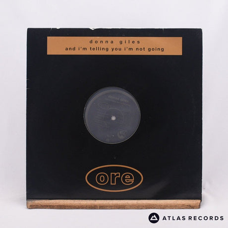 Donna Giles And I'm Telling You I'm Not Going 12" Vinyl Record - Front Cover & Record