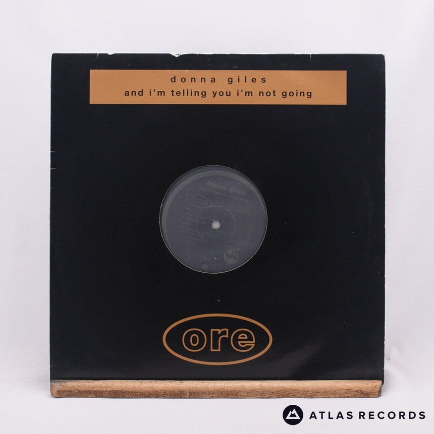 Donna Giles And I'm Telling You I'm Not Going 12" Vinyl Record - Front Cover & Record