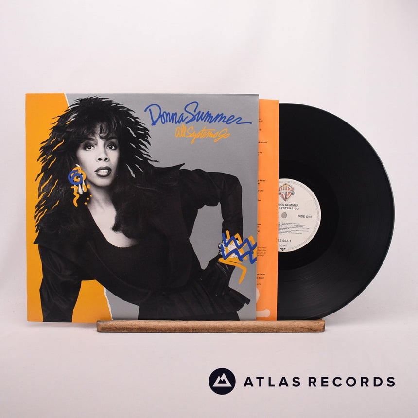 Donna Summer All Systems Go LP Vinyl Record - Front Cover & Record