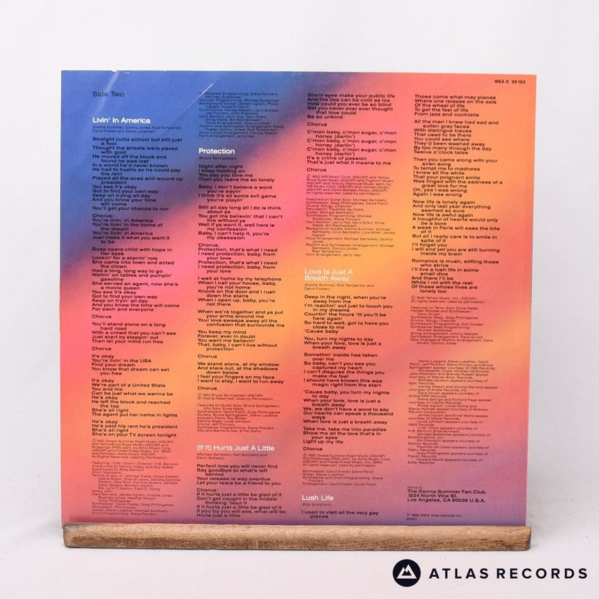 Donna Summer - Donna Summer - Insert LP Vinyl Record - EX/EX