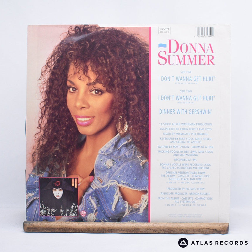 Donna Summer - I Don't Wanna Get Hurt - 12" Vinyl Record - EX/EX