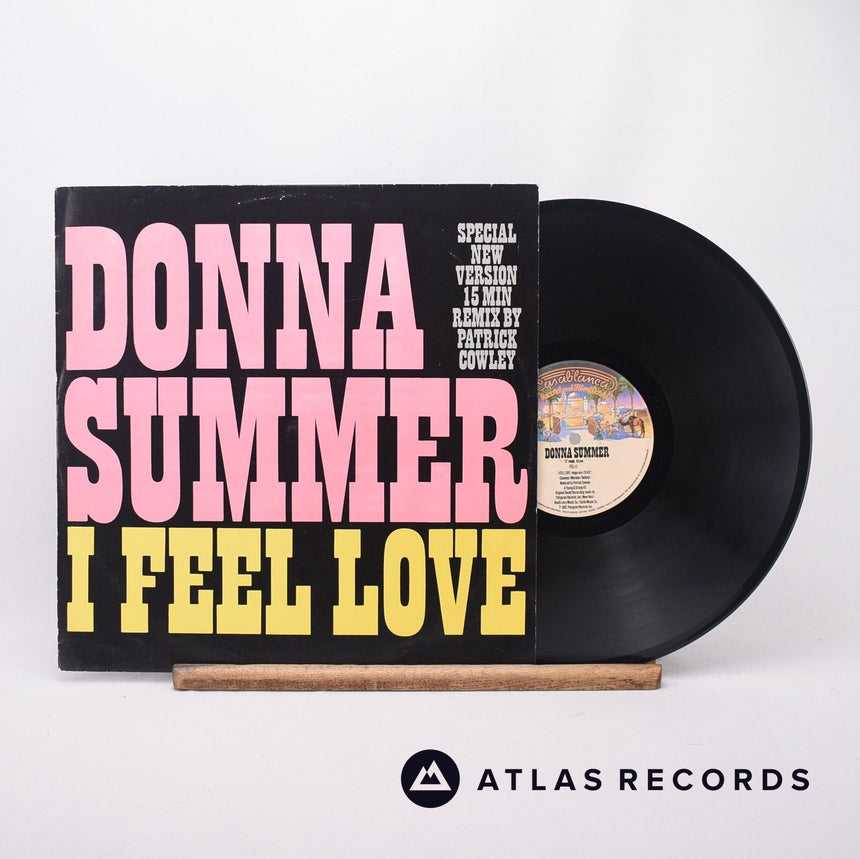 Donna Summer I Feel Love 12" Vinyl Record - Front Cover & Record