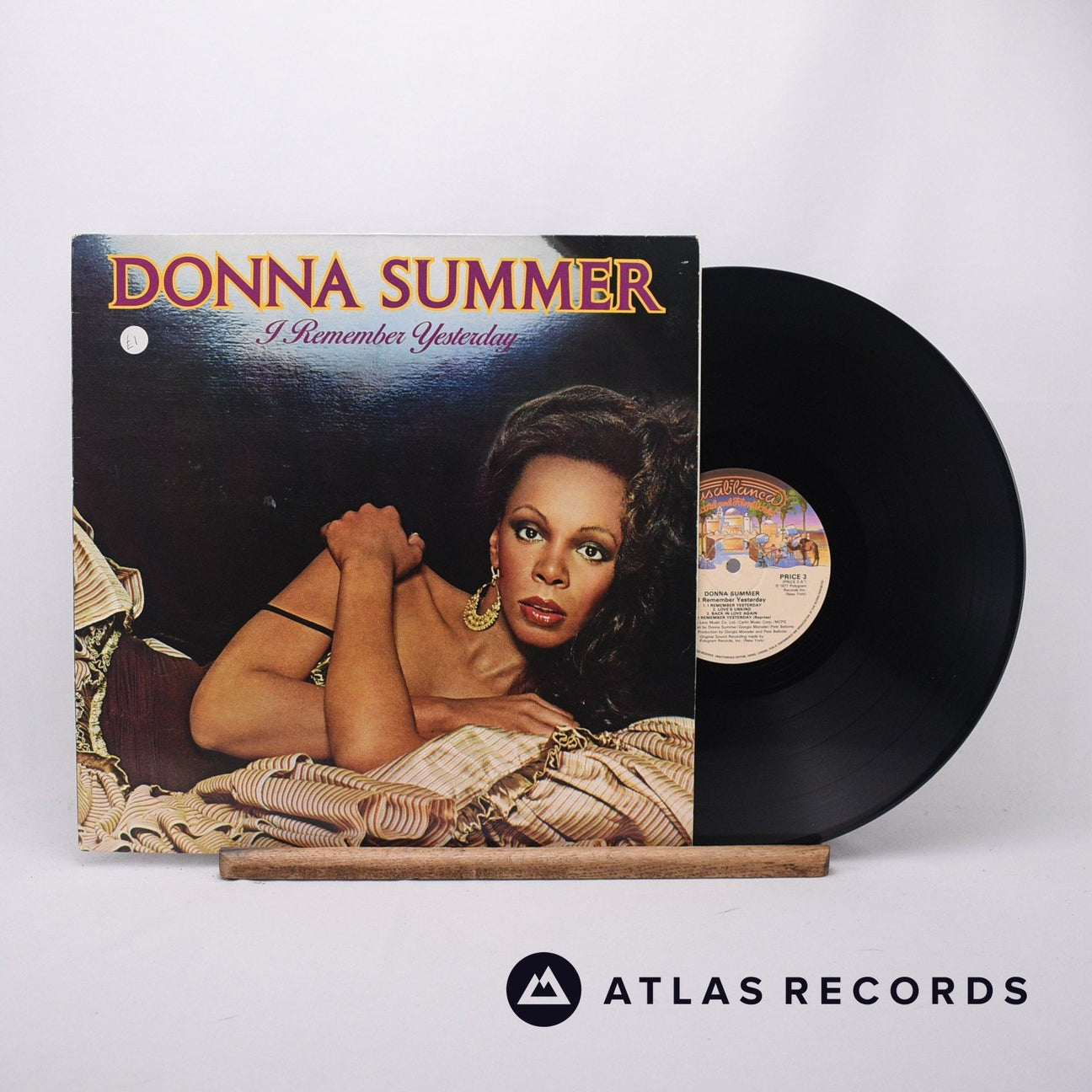 Donna Summer I Remember Yesterday LP Vinyl Record - Front Cover & Record