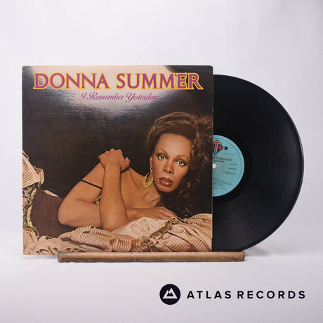 Donna Summer I Remember Yesterday LP Vinyl Record - Front Cover & Record