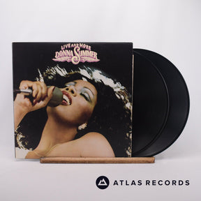 Donna Summer Live And More 2 x LP Vinyl Record - Front Cover & Record