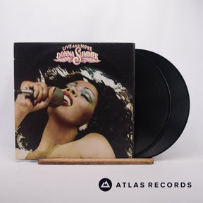 Donna Summer Live And More 2 x LP Vinyl Record - Front Cover & Record