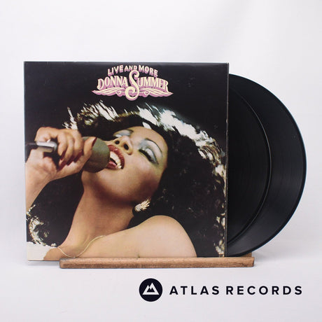 Donna Summer Live And More 2 x LP Vinyl Record - Front Cover & Record