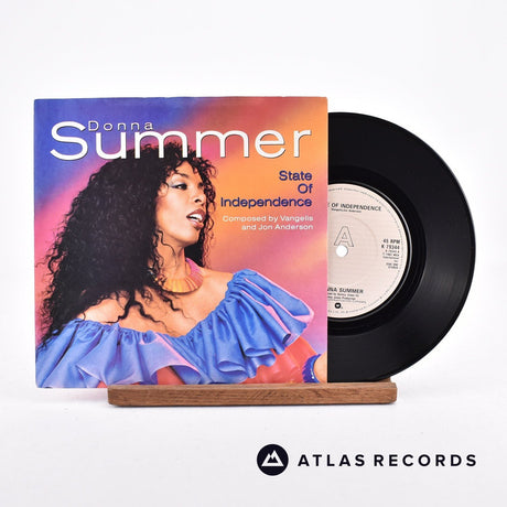 Donna Summer State Of Independence 7" Vinyl Record - Front Cover & Record