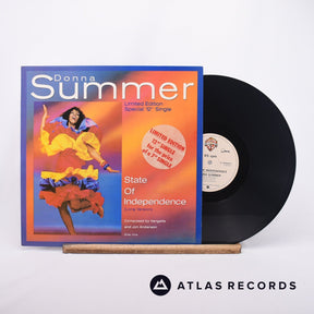 Donna Summer State Of Independence 12" Vinyl Record - Front Cover & Record