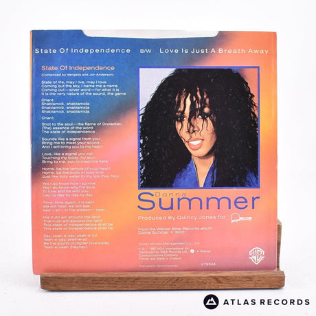Donna Summer - State Of Independence - 7" Vinyl Record - EX/EX