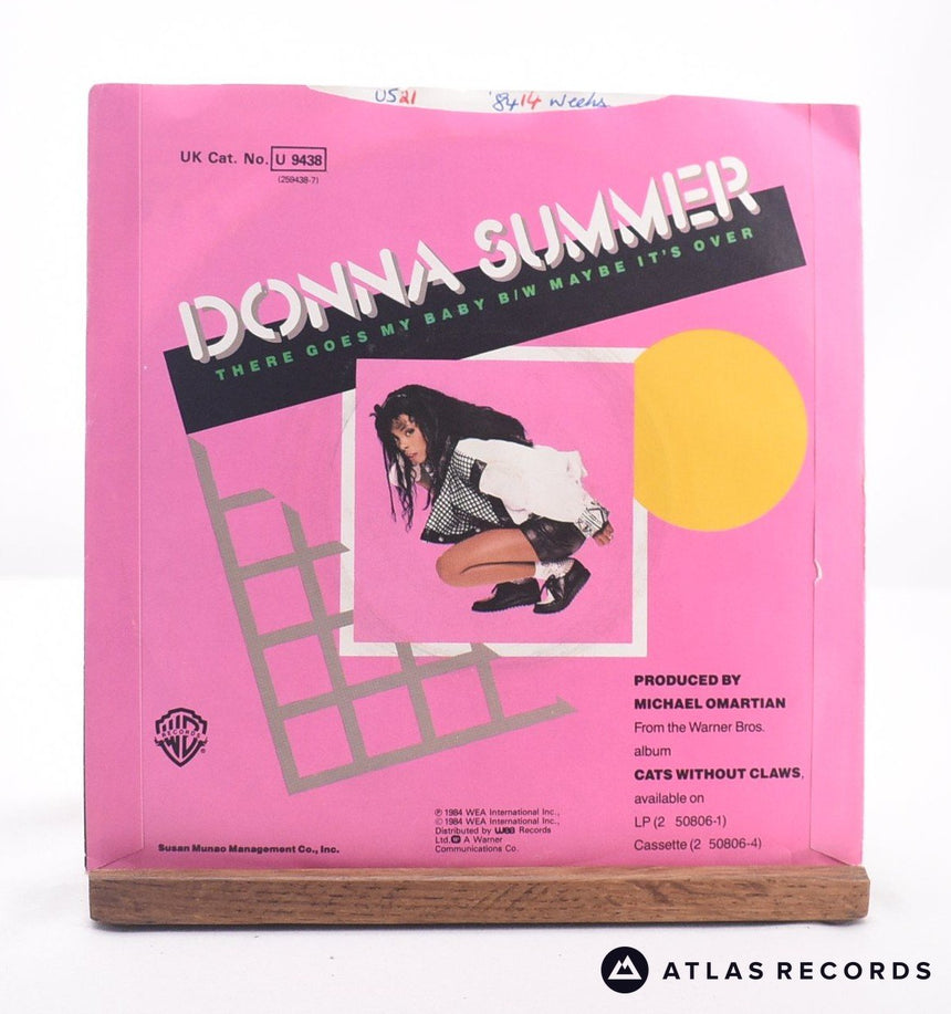 Donna Summer - There Goes My Baby - 7" Vinyl Record - VG+/EX