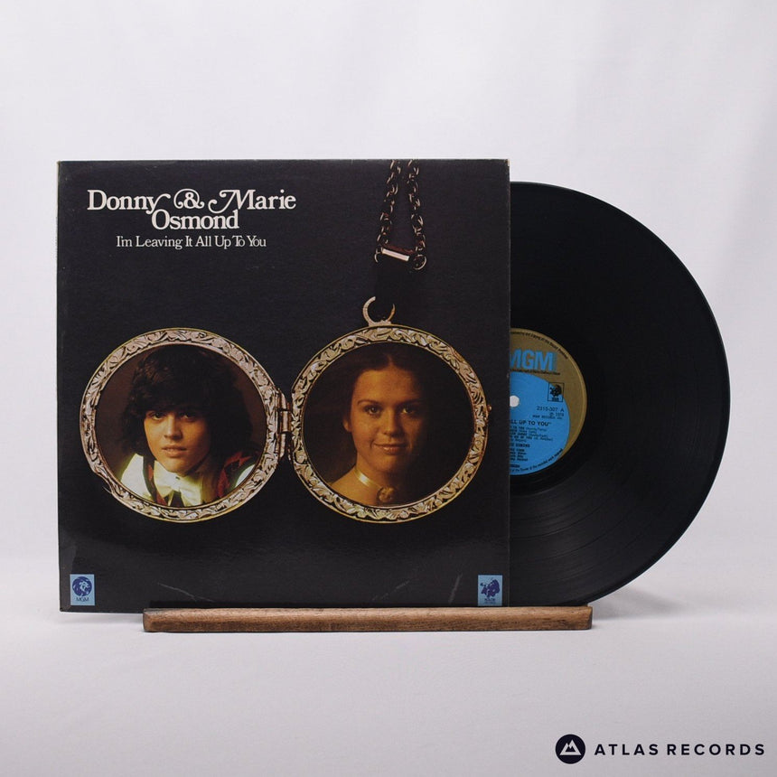 Donny & Marie Osmond I'm Leaving It All Up To You LP Vinyl Record - Front Cover & Record