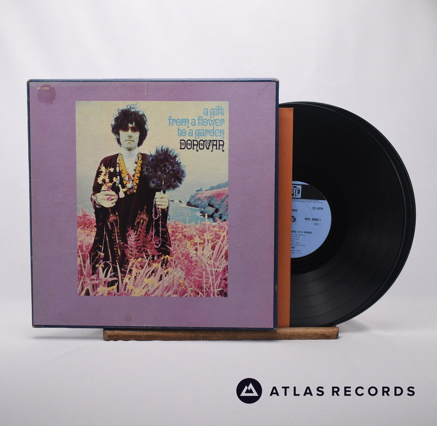 Donovan A Gift From A Flower To A Garden Box Set Double LP Vinyl Record - Front Cover & Record