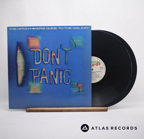 Douglas Adams The Hitch-Hiker's Guide To The Galaxy Double LP Vinyl Record - Front Cover & Record