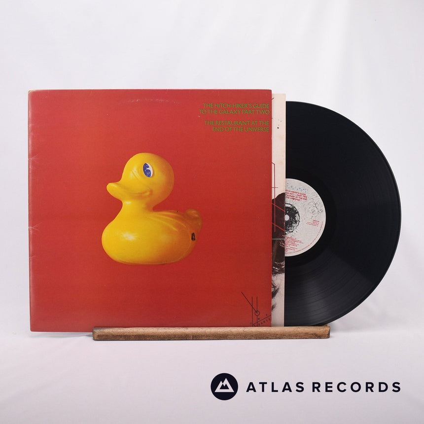 Douglas Adams The Hitch-Hiker's Guide To The Galaxy Part Two: The Restaurant At The End Of The Universe LP Vinyl Record - Front Cover & Record