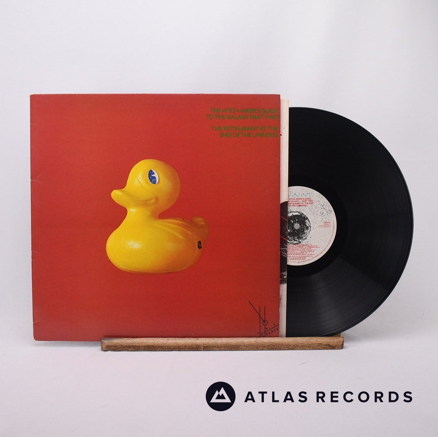 Douglas Adams The Hitch-Hiker's Guide To The Galaxy Part Two: The Restaurant At The End Of The Universe LP Vinyl Record - Front Cover & Record