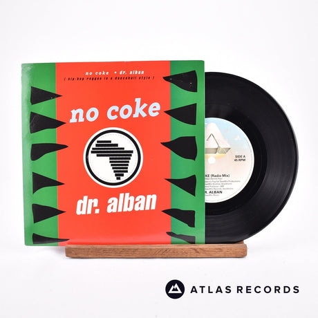 Dr. Alban No Coke 7" Vinyl Record - Front Cover & Record
