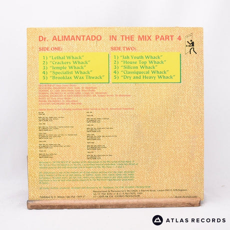 Dr. Alimantado - In The Mix Part 4 - LP Vinyl Record - VG+/VG+