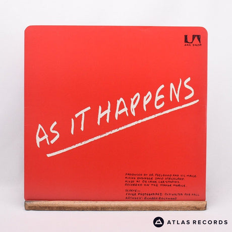 Dr. Feelgood - As It Happens - First Uk Press Porky LP Vinyl Record - EX/NM