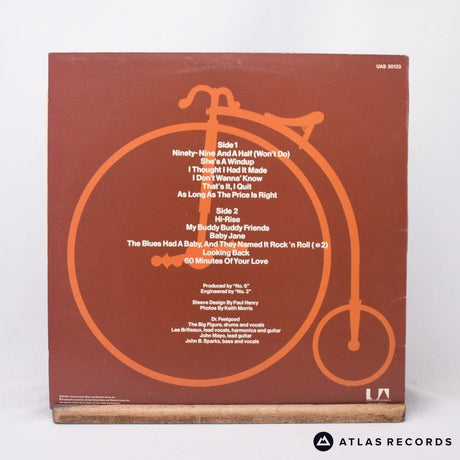 Dr. Feelgood - Be Seeing You - LP Vinyl Record - EX/EX