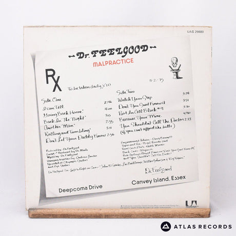 Dr. Feelgood - Malpractice - A-1 B-1 LP Vinyl Record - VG+/EX