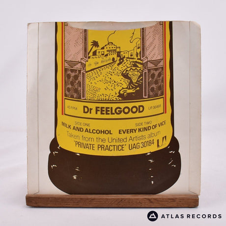 Dr. Feelgood - Milk And Alcohol - Bilbo White 7" Vinyl Record - VG+/EX