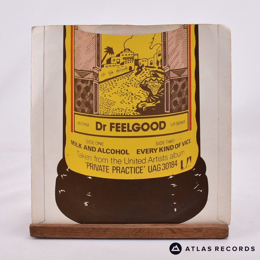 Dr. Feelgood - Milk And Alcohol - Bilbo White 7" Vinyl Record - VG+/EX
